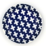 Kiitos クロス ブルー 12㎝プレート
Size・・・12×h2.2