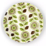 Kiitos ラインフラワー グリーン 12㎝プレート
Size・・・12×h2.2