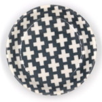 Kiitos クロス グレー 12㎝プレート
Size・・・12×h2.2