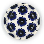 Kiitos 花ぐるま 青 12㎝プレート
Size・・・12×h2.2